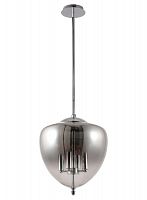 подвесная люстра crystal lux milagro sp4 a chrome серая в Кургане
