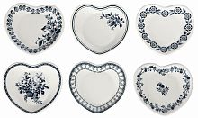 блюдечки-сердечки фаустина индиго ( шт) comptoir de famille в Кургане