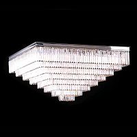 потолочная люстра newport 31133/pl nickel матовый никель, белая в Кургане