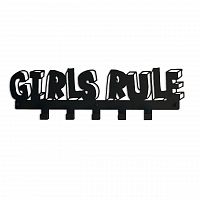 вешалка girls rule черная в Кургане