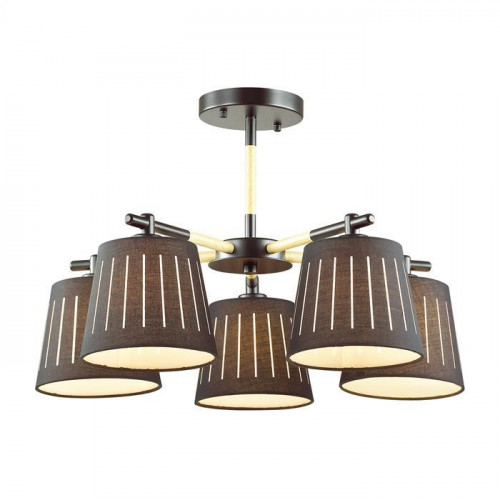 потолочная люстра odeon light nicola 4110/5 черная в Кургане