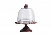 сервировочный поднос с куполом crystal dome dark grande в Кургане