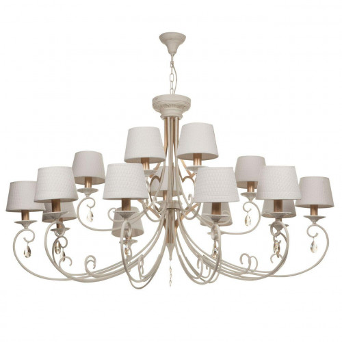 подвесная люстра maytoni enna arm548pl-15wg белая в Кургане