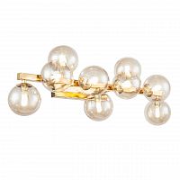 потолочная люстра maytoni dallas mod547wl-09g янтарная в Кургане