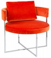 кресло sirio velvet orange оранжевое в Кургане