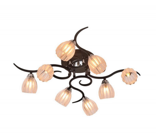 потолочная люстра idlamp raymond 213/8pf-blackchrome в Кургане
