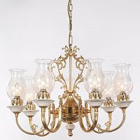 подвесная люстра lucia tucci vetralla 179.7 antique gold в Кургане
