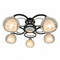 потолочная люстра arte lamp ginevra a1604pl-5bk в Кургане