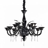 подвесная люстра ideal lux renoir sp12 nero в Кургане