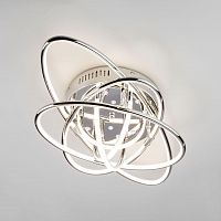 потолочный светодиодный светильник eurosvet jupiter 90132/9 хром в Кургане