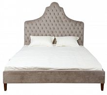 кровать двуспальная 180х200 бежевая из велюра guli в Кургане