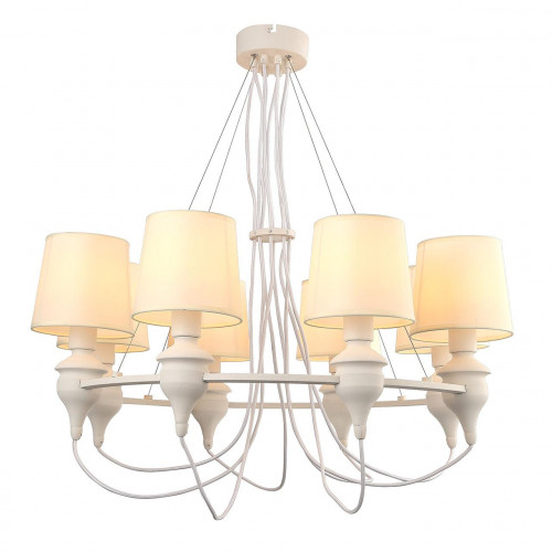 подвесная люстра arte lamp sergio a3326lm-8wh в Кургане