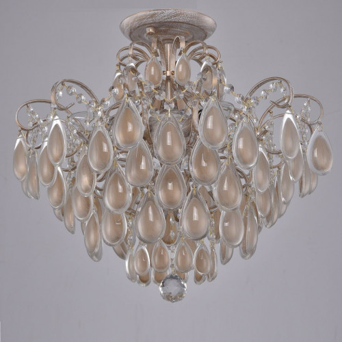 потолочная люстра crystal lux sevilia pl4 gold в Кургане