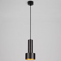 подвесной светильник eurosvet charlie 50134/1 led черный/золото в Кургане