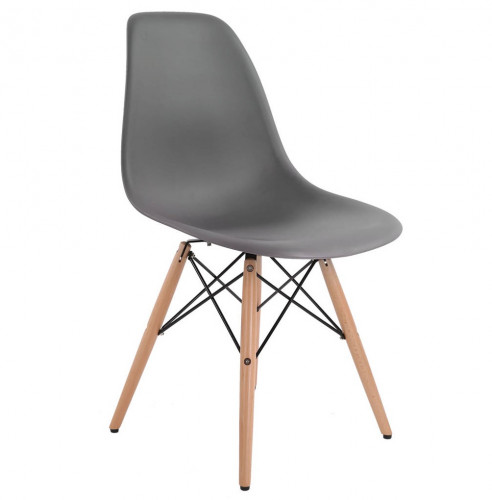 стул деревянный pc-015 серый (eames style) в Кургане