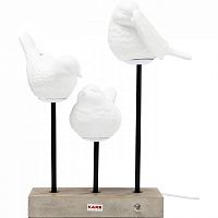 лампа настольная birds белая в Кургане