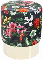 kare design пуф flores, коллекция "флорес" 35*42*35, полиэстер, дсп, сталь, мультиколор в Кургане
