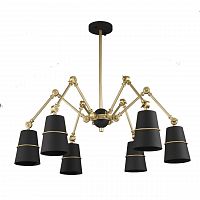 подвесная люстра st luce sorspreso sl458.422.06 черная в Кургане