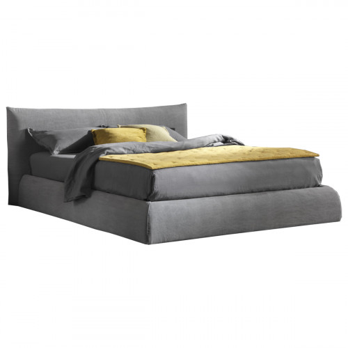 кровать двуспальная 180х200 серая pillow в Кургане