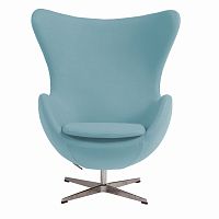 кресло egg chair голубое в Кургане