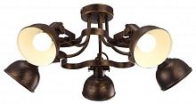 потолочная люстра arte lamp martin a5216pl-5br в Кургане