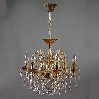 подвесная люстра ambiente leon 2128/6 wp tear drop в Кургане