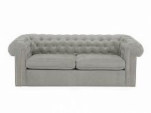 диван chesterfield прямой серый с механизмом седафлекс в Кургане