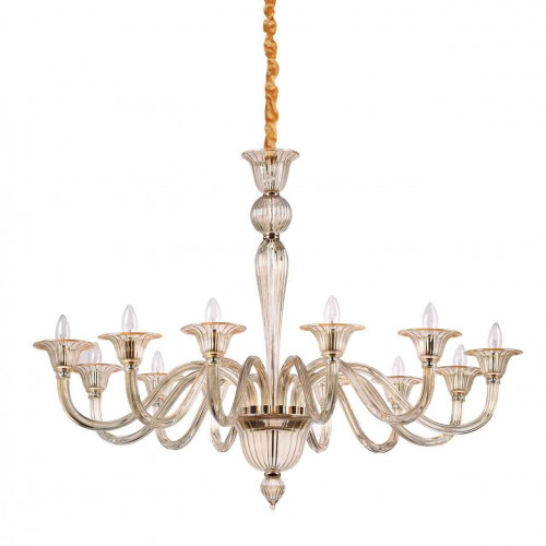 подвесная люстра ideal lux brigitta sp12 ambra в Кургане