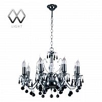 подвесная люстра mw-light барселона 313010208 черная в Кургане