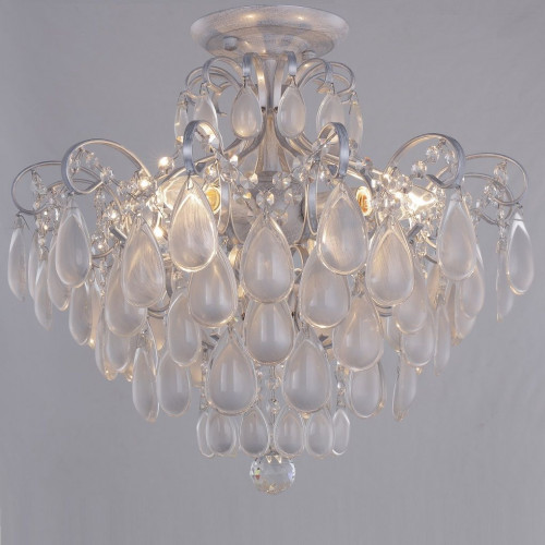 потолочная люстра crystal lux sevilia pl4 silver в Кургане