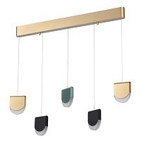 подвесной светодиодный светильник odeon light rebel 3861/29l в Кургане