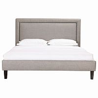 кровать двуспальная 160х200 серая laval upholstered в Кургане