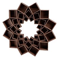 стеллаж лотос 3 круга орех от odingeniy в Кургане