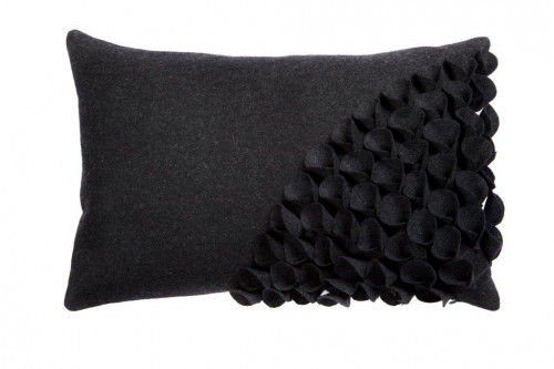 подушка с объемным узором alicia dark gray в Кургане