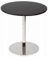 стол журнальный windy black glass черный в Кургане
