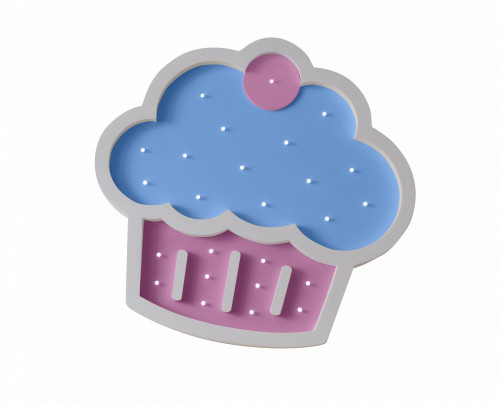 детский светильник капкейк голубой в Кургане