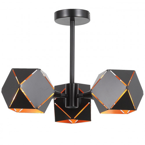 потолочная люстра st luce enigma sl258.402.03 черная в Кургане