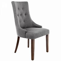 стул деревянный elegance dark walnut / fabric grey в Кургане