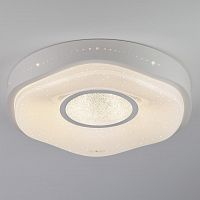 потолочный светодиодный светильник eurosvet shine 40011/1 led белый в Кургане