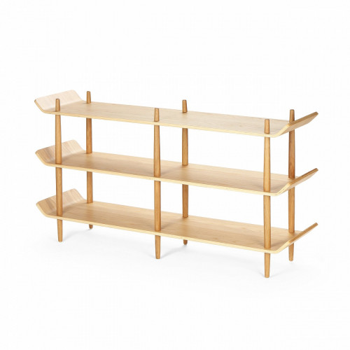 стеллаж bentwood двойной светло-коричневый в Кургане