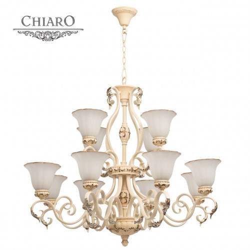 подвесная люстра chiaro версаче 254019312 белая в Кургане