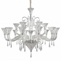 подвесная люстра ideal lux santa sp18 хром в Кургане