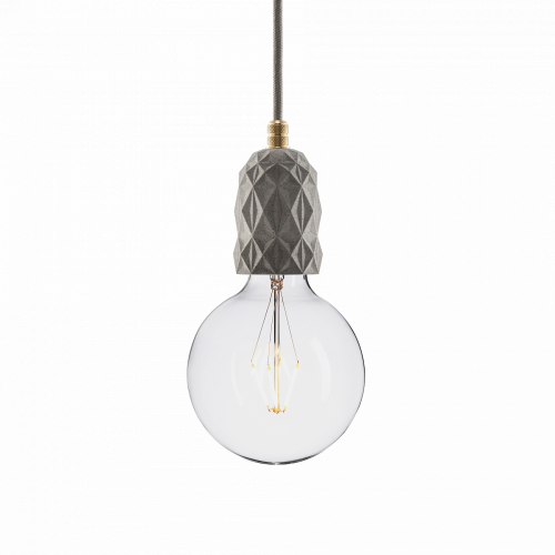 подвесной светильник beton air gray brass в Кургане