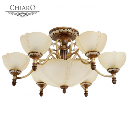 потолочная люстра chiaro версаче 254012909 бежевая в Кургане