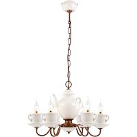 подвесная люстра arte lamp servizio a6483lm-6wh в Кургане
