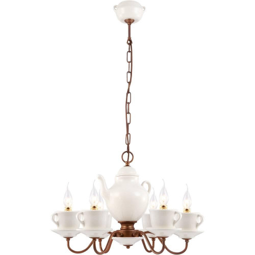 подвесная люстра arte lamp servizio a6483lm-6wh в Кургане