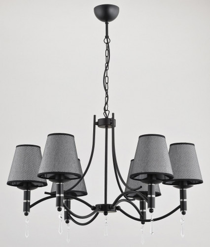 подвесная люстра alfa abil black silver 22966 в Кургане