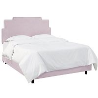 кровать двуспальная 180х200 розовая paxton lilac linen в Кургане