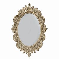 зеркало овальное настенное бежевое luxe в Кургане