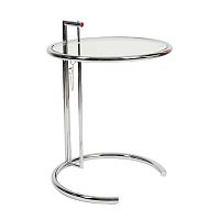 стол журнальный eileen gray style cocktail table e-1027 прозрачный в Кургане